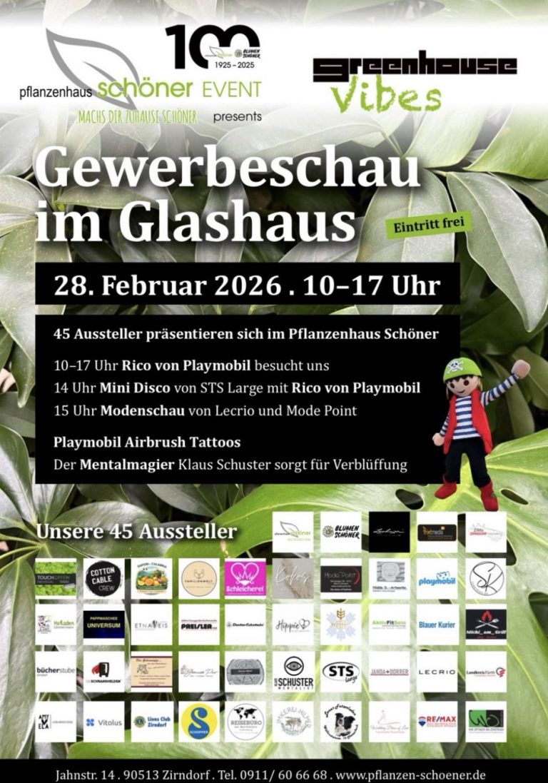 Plakat Gewerbeschau Schöner